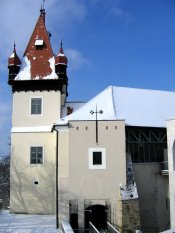 Castle of Hagenberg in winter
